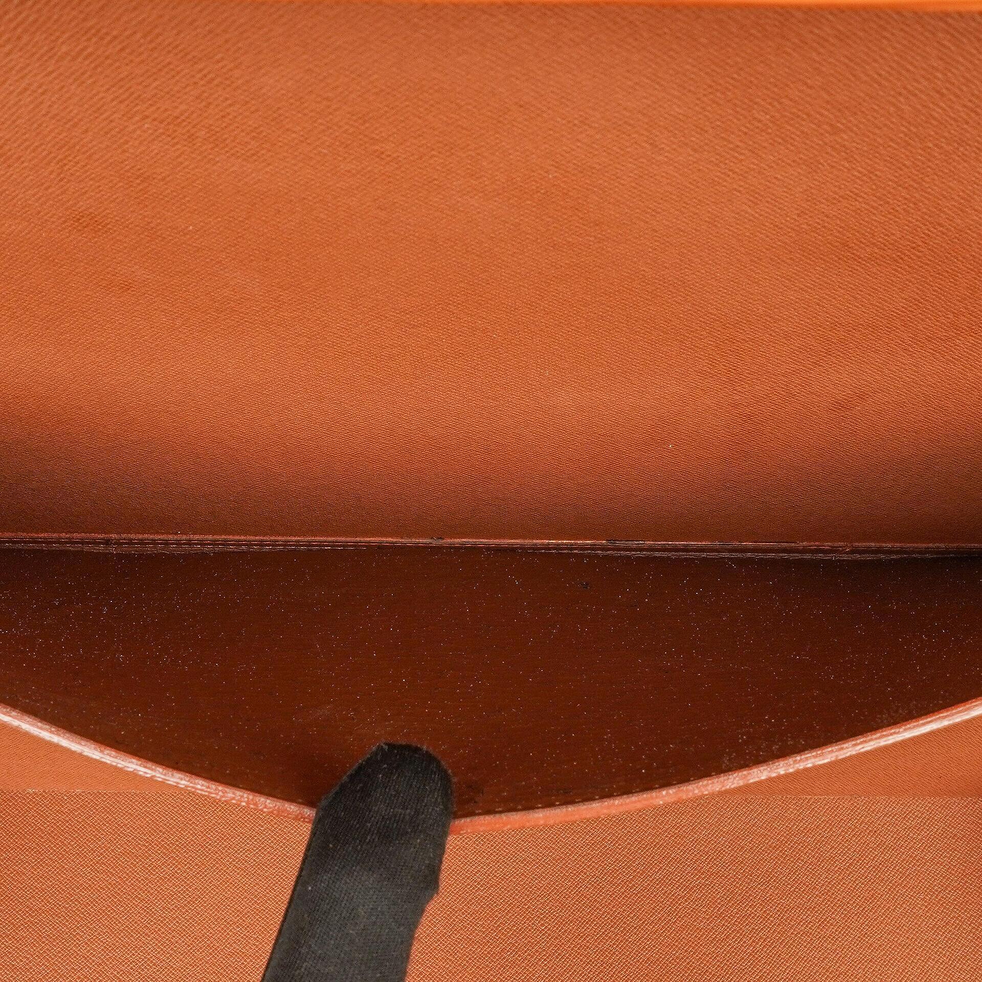 Louis Vuitton President Classeur 45 Aktentasche aus Epi Leder in Cognac