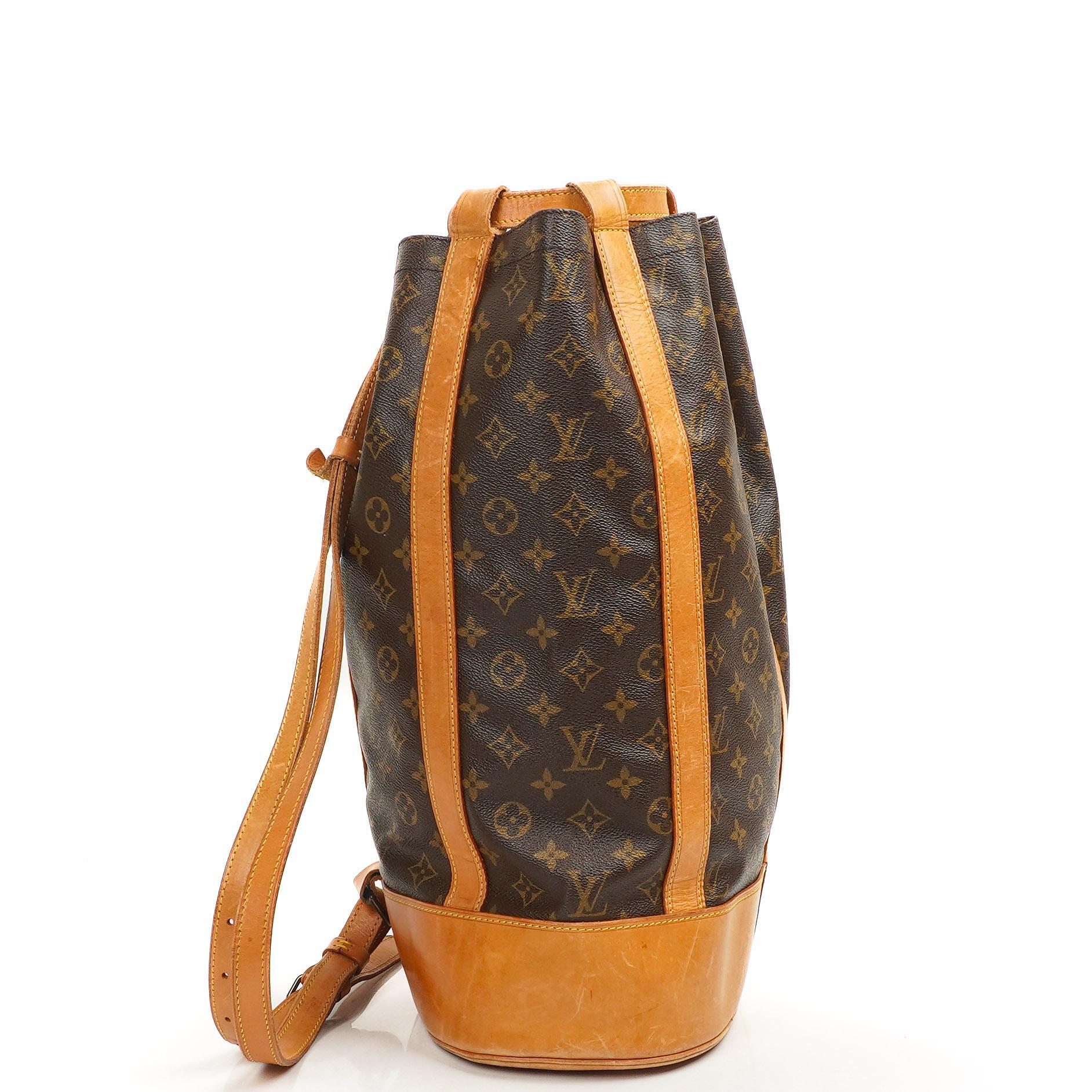 Louis Vuitton Randonnee GM Monogram Canvas Rucksack