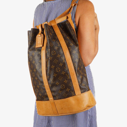 Louis Vuitton Randonnee GM Monogram Canvas Rucksack