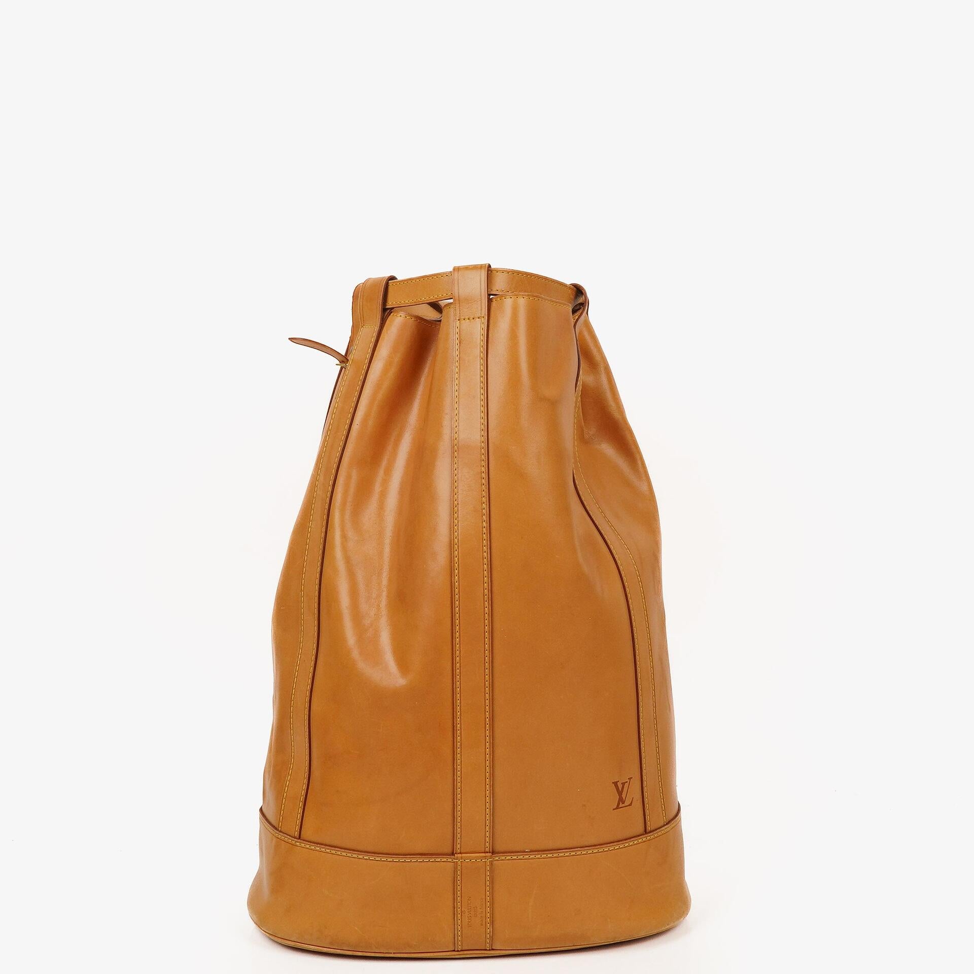 Louis Vuitton Randonnee GM Rucksack aus Vachetta-Leder