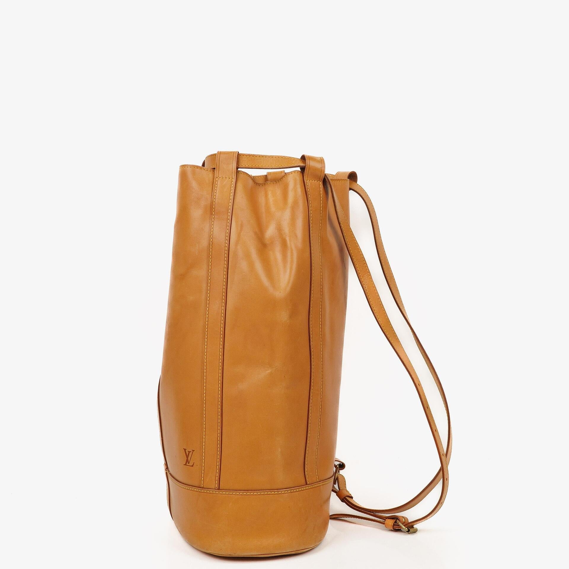Louis Vuitton Randonnee GM Rucksack aus Vachetta-Leder
