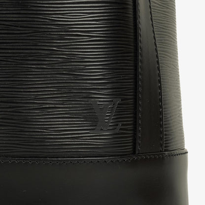 Louis Vuitton Randonnée PM Rucksack aus schwarzem Epi-Leder