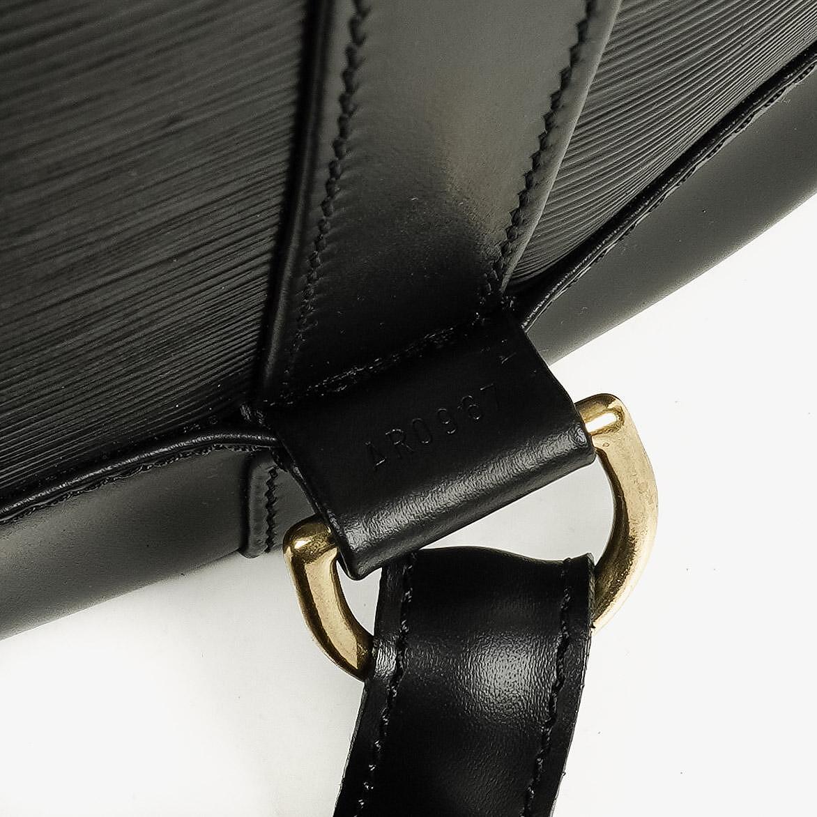 Louis Vuitton Randonnée PM Rucksack aus schwarzem Epi-Leder