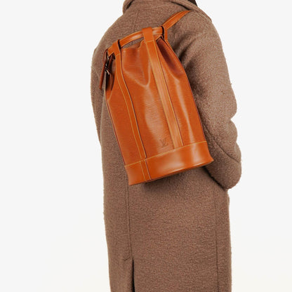 Louis Vuitton Randonnée PM Rucksack aus Epi Canvas in Cognac