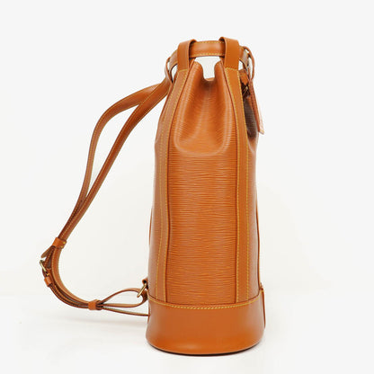 Louis Vuitton Randonnée PM Rucksack aus Epi Canvas in Cognac