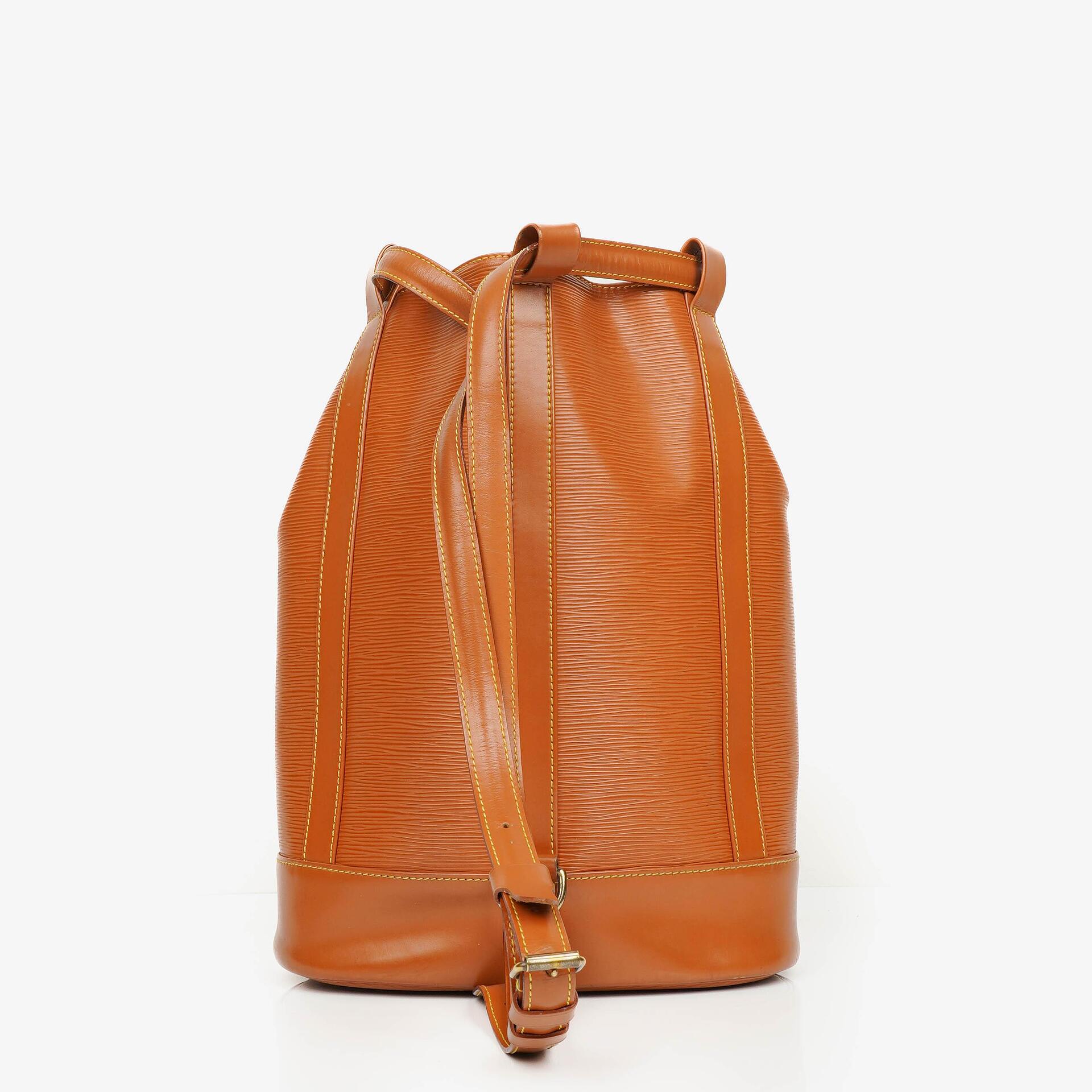 Louis Vuitton Randonnée PM Rucksack aus Epi Canvas in Cognac