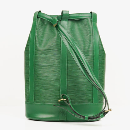 Louis Vuitton Randonnee PM Rucksack aus grünem Epi Canvas