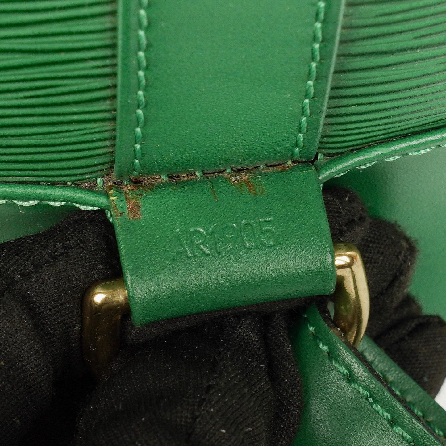 Louis Vuitton Randonnee PM Rucksack aus grünem Epi Canvas