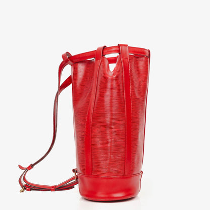 Louis Vuitton Randonnée PM EPI Rucksack aus rotem Canvas