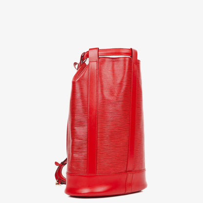 Louis Vuitton Randonnée PM EPI Rucksack aus rotem Canvas