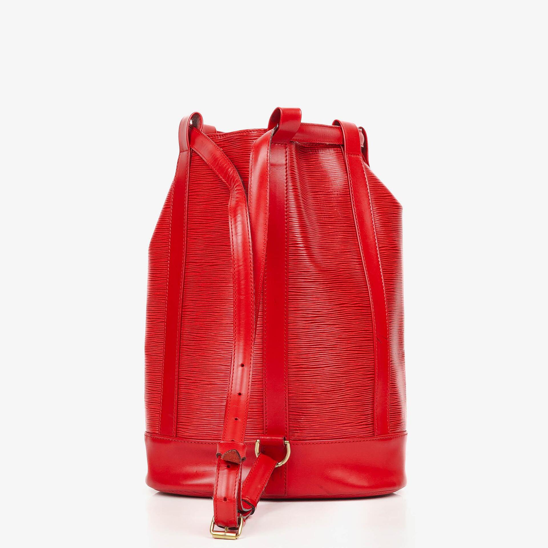 Louis Vuitton Randonnée PM EPI Rucksack aus rotem Canvas