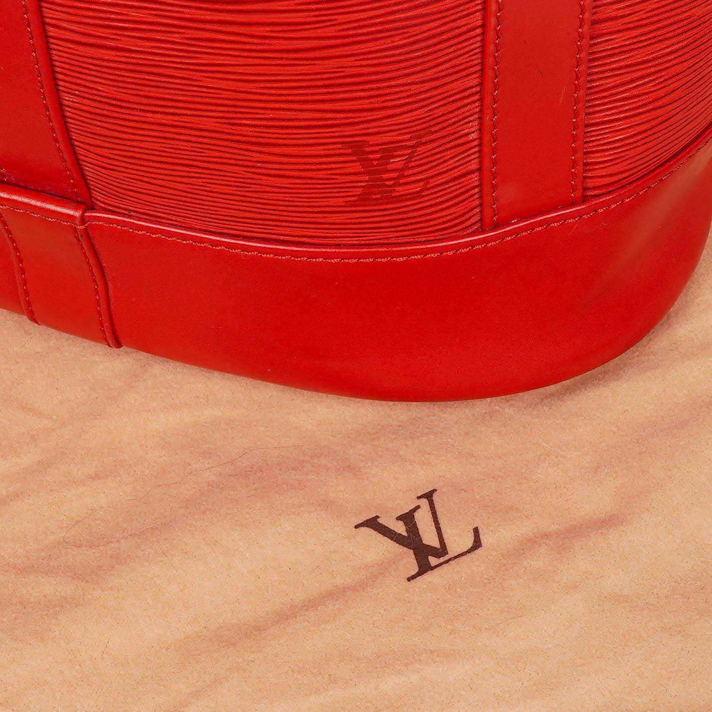 Louis Vuitton Randonnée PM EPI Rucksack aus rotem Canvas