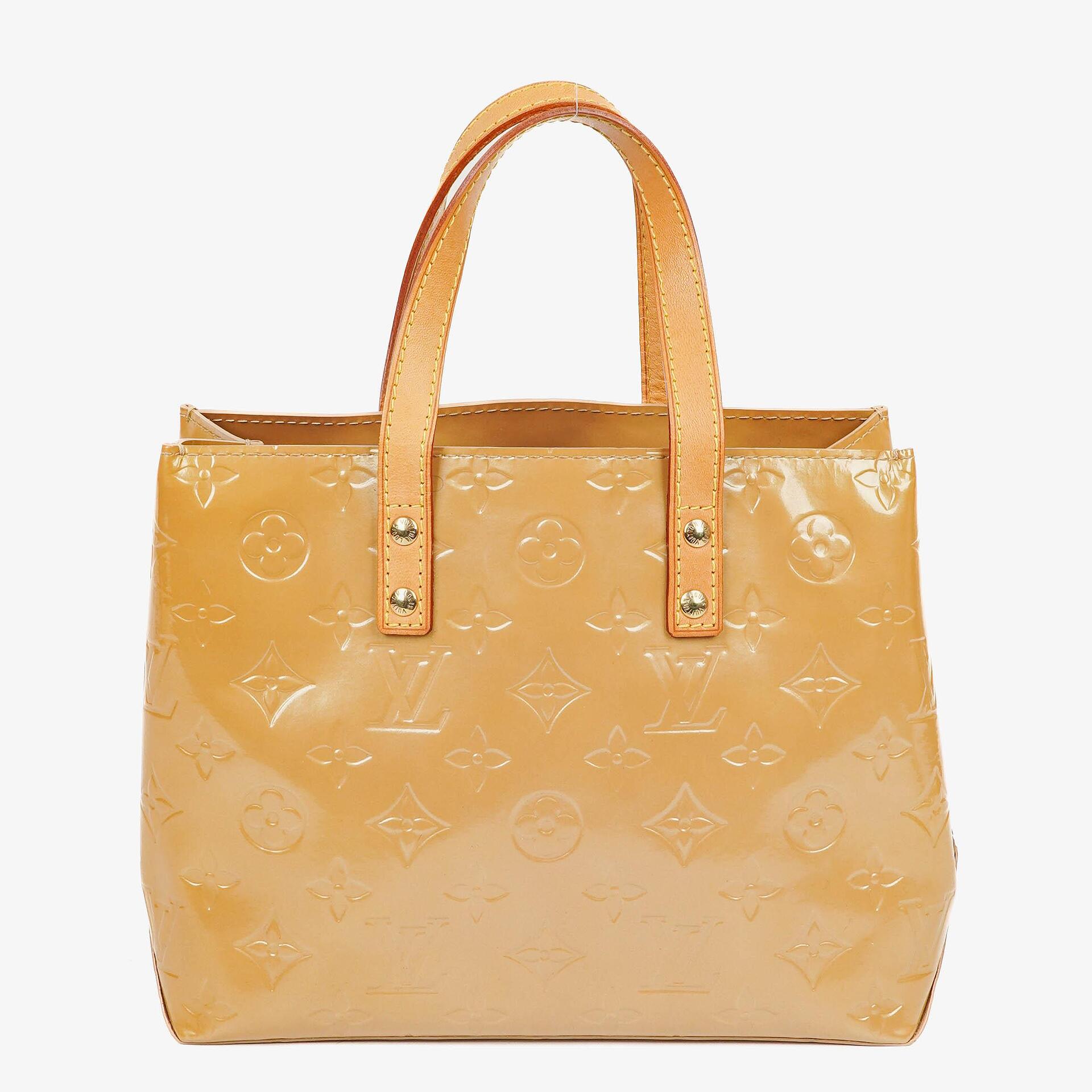 Louis Vuitton Reade PM Tasche aus beigem Monogram Vernis, 2006