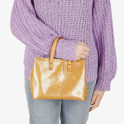 Louis Vuitton Reade PM Tasche aus beigem Monogram Vernis, 2006