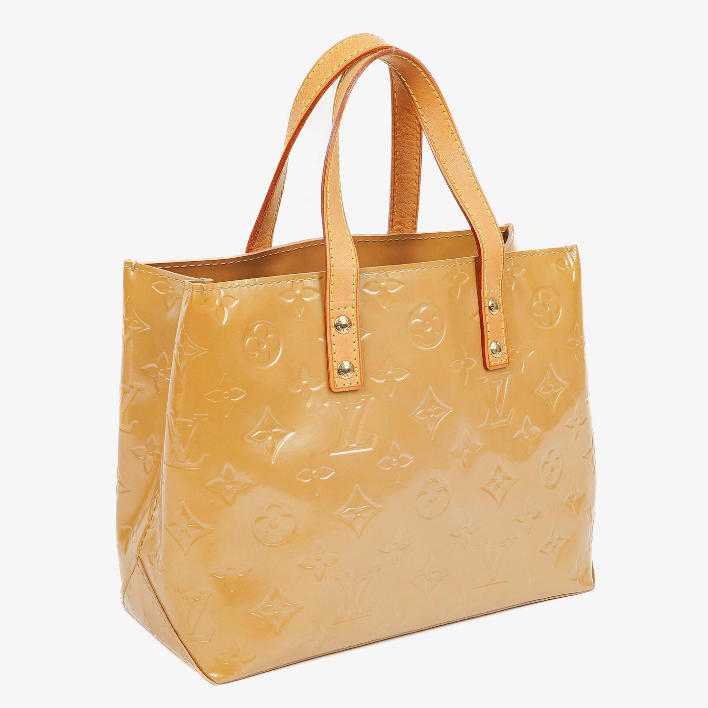 Louis Vuitton Reade PM Tasche aus beigem Monogram Vernis, 2006