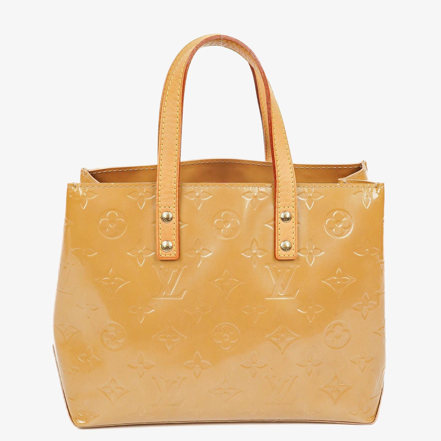 Louis Vuitton Reade PM Tasche aus beigem Monogram Vernis, 2006