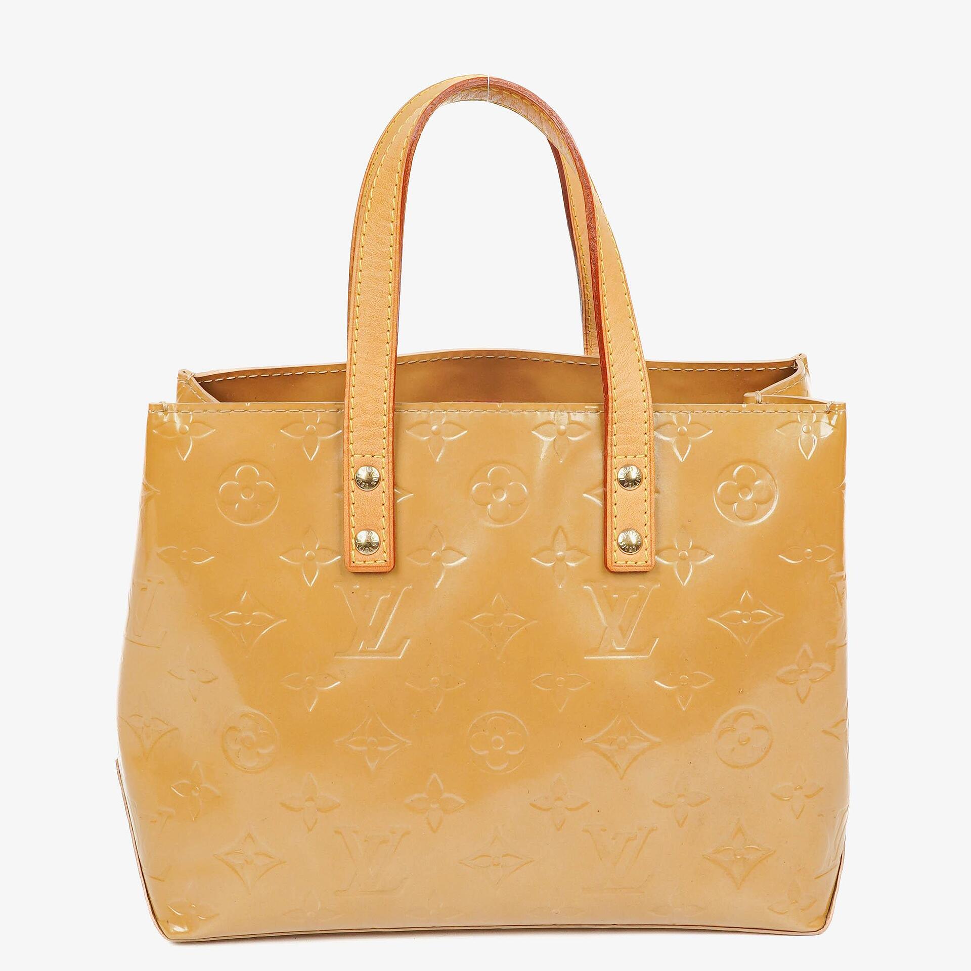 Louis Vuitton Reade PM Tasche aus beigem Monogram Vernis, 2006