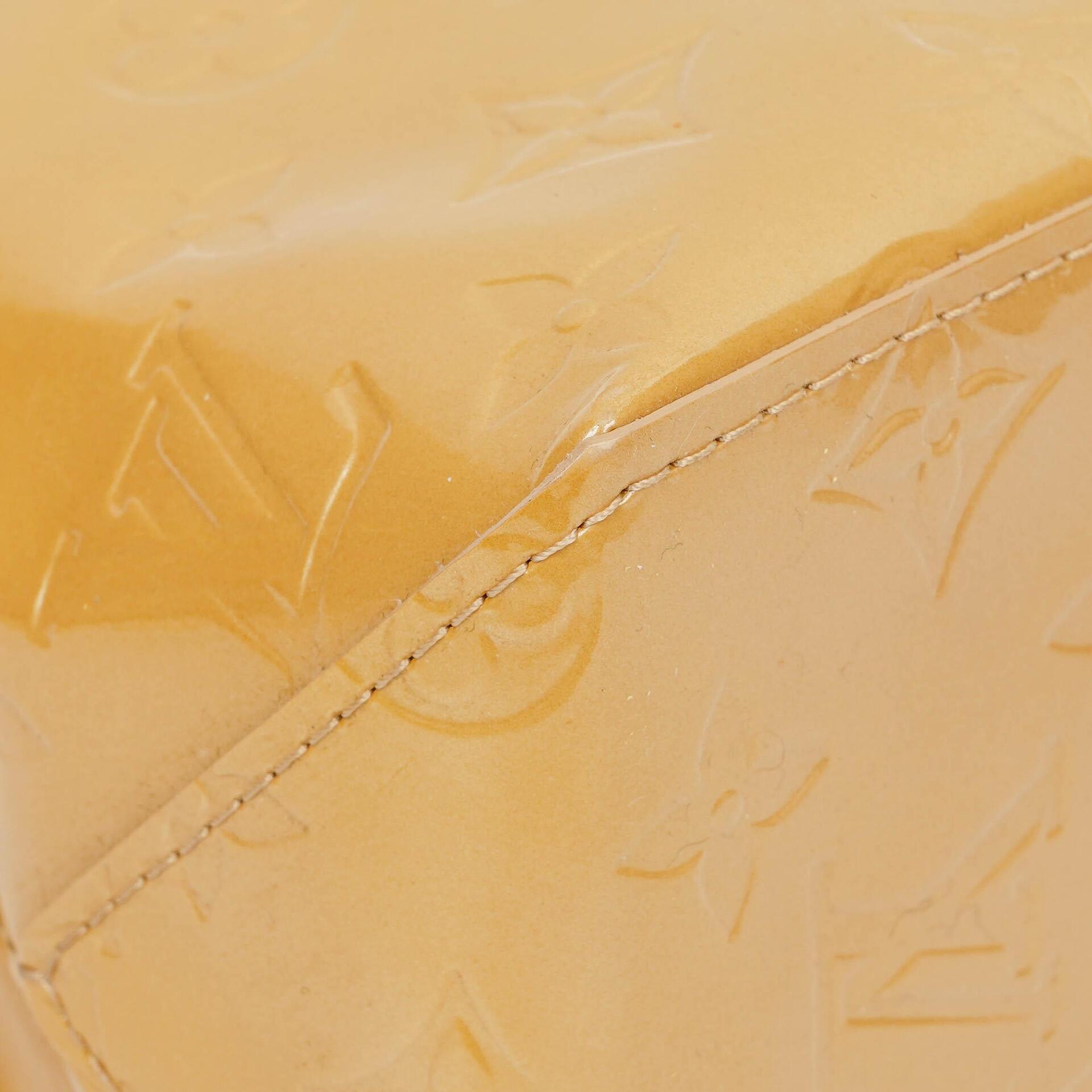 Louis Vuitton Reade PM Tasche aus beigem Monogram Vernis, 2006