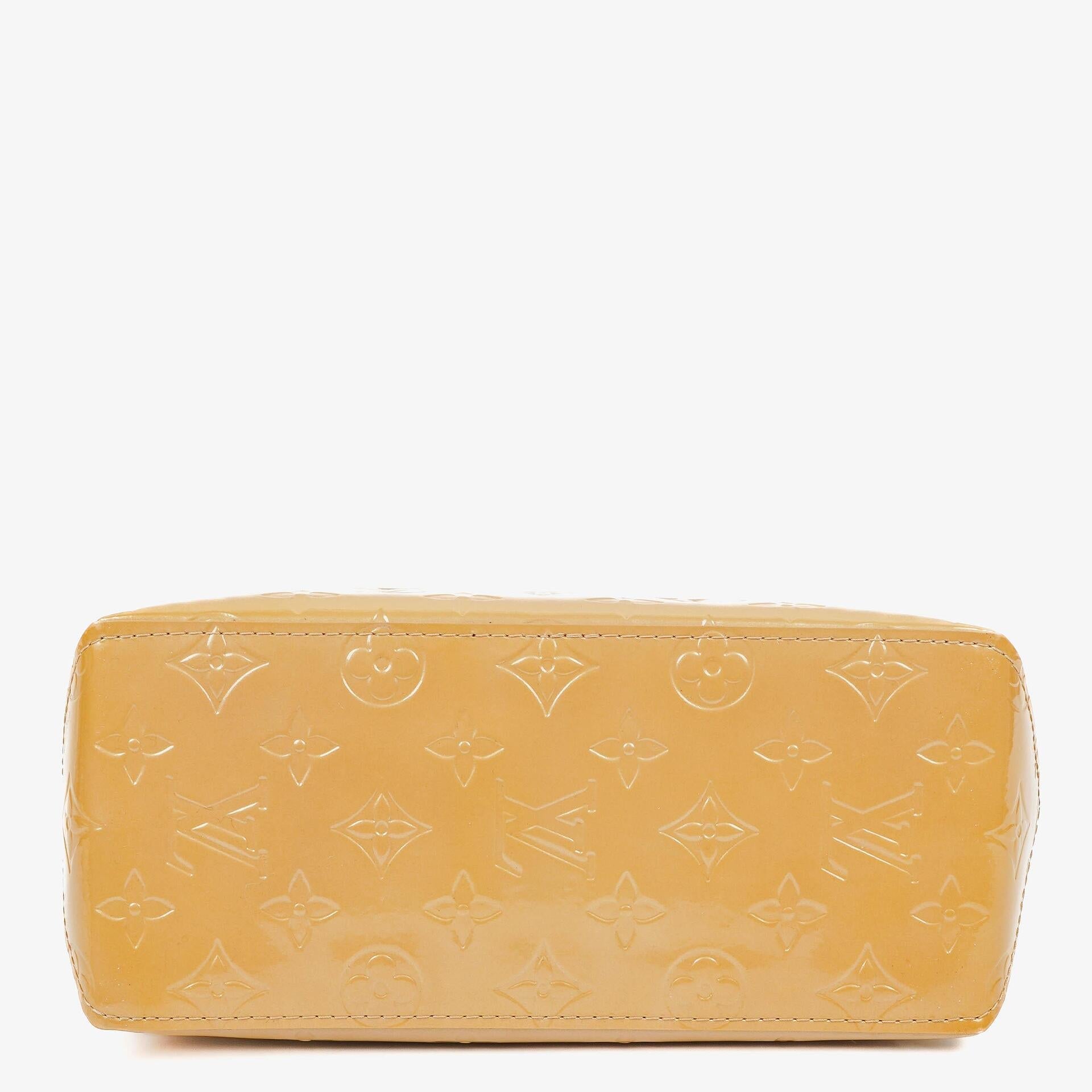 Louis Vuitton Reade PM Tasche aus beigem Monogram Vernis, 2006