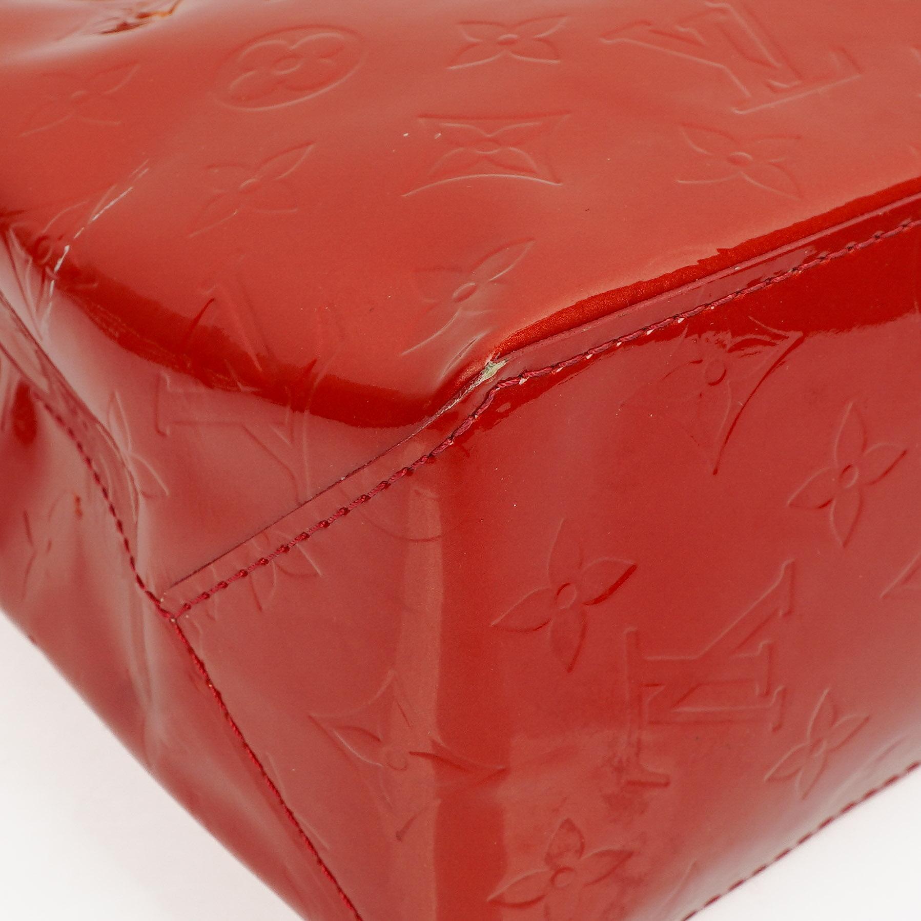 Louis Vuitton Reade PM Tasche aus rotem Monogram Vernis, 2007