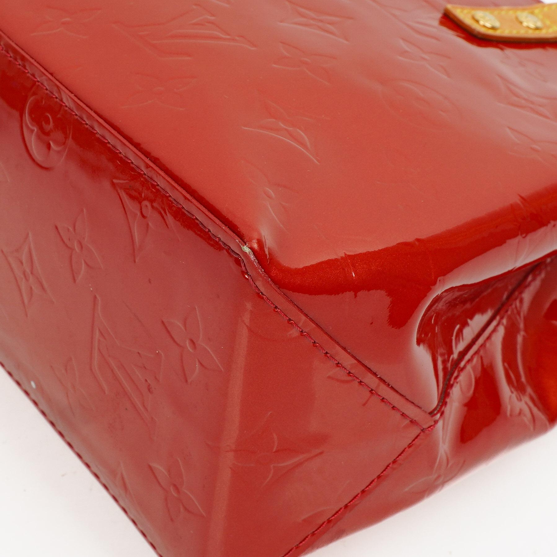 Louis Vuitton Reade PM Tasche aus rotem Monogram Vernis, 2007