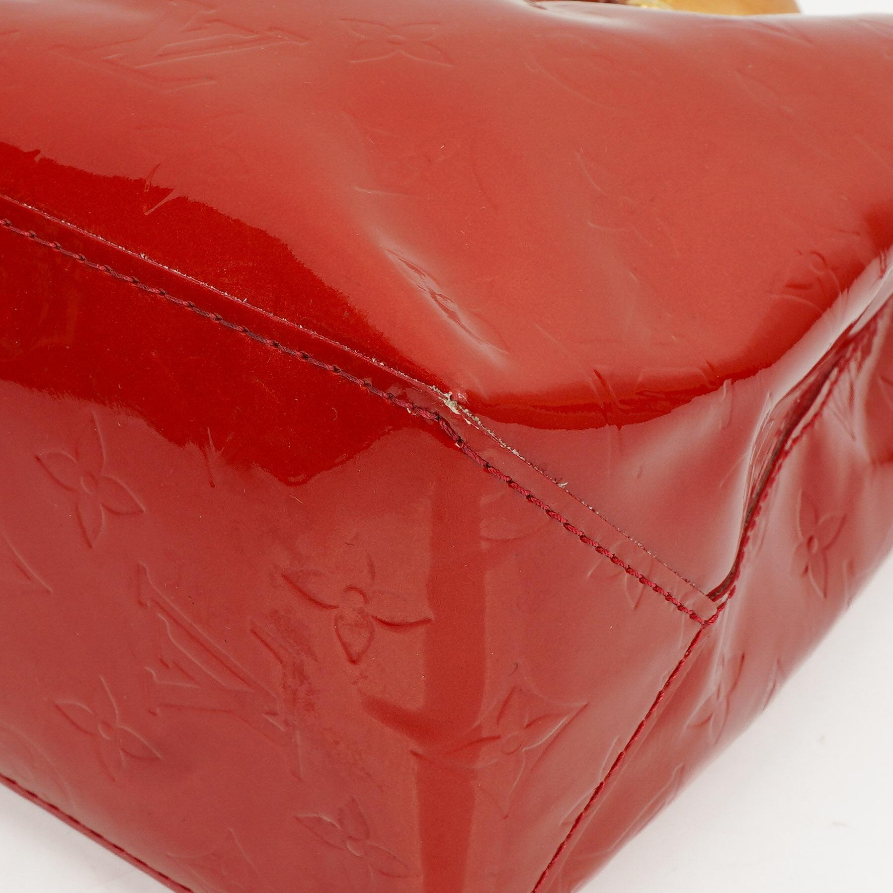 Louis Vuitton Reade PM Tasche aus rotem Monogram Vernis, 2007