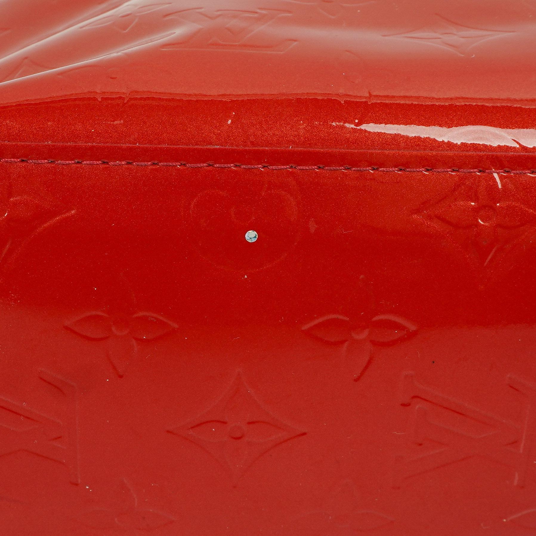 Louis Vuitton Reade PM Tasche aus rotem Monogram Vernis, 2007
