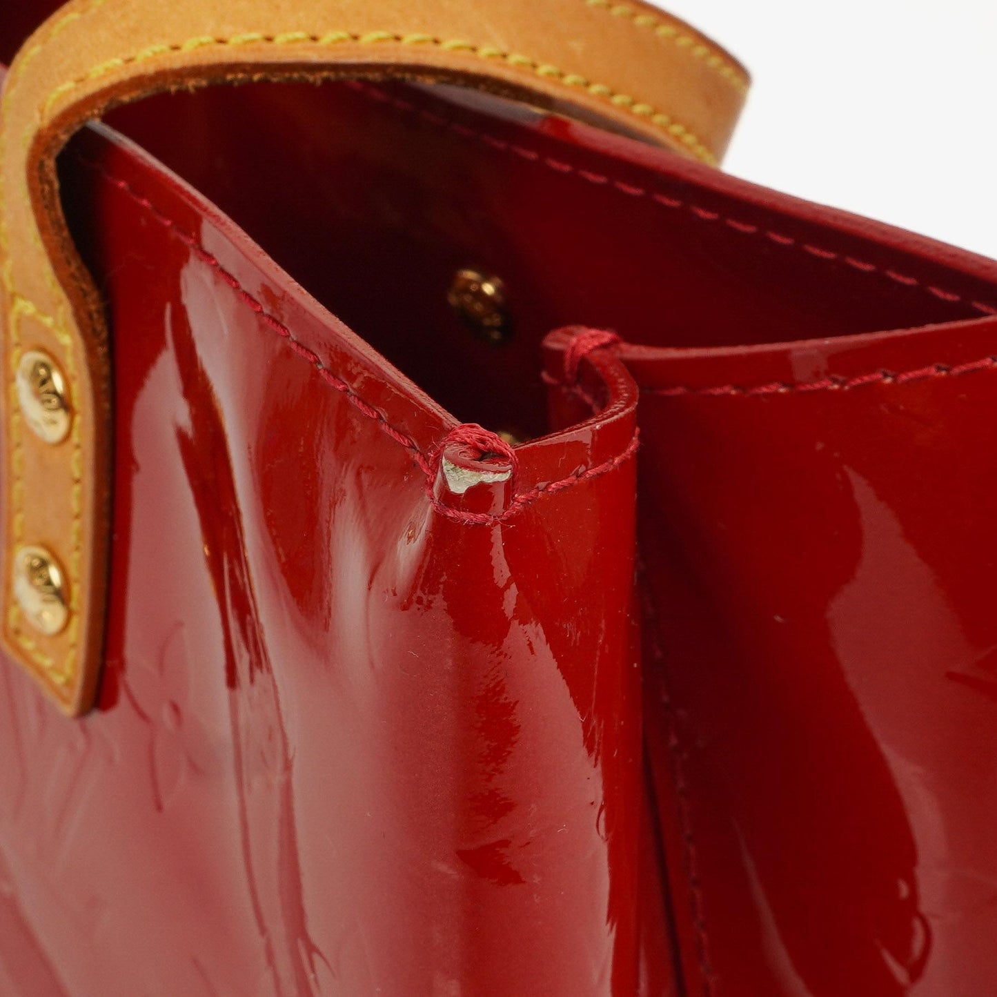 Louis Vuitton Reade PM Tasche aus rotem Monogram Vernis, 2007