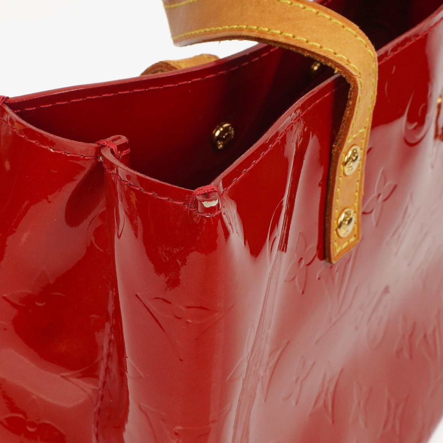 Louis Vuitton Reade PM Tasche aus rotem Monogram Vernis, 2007