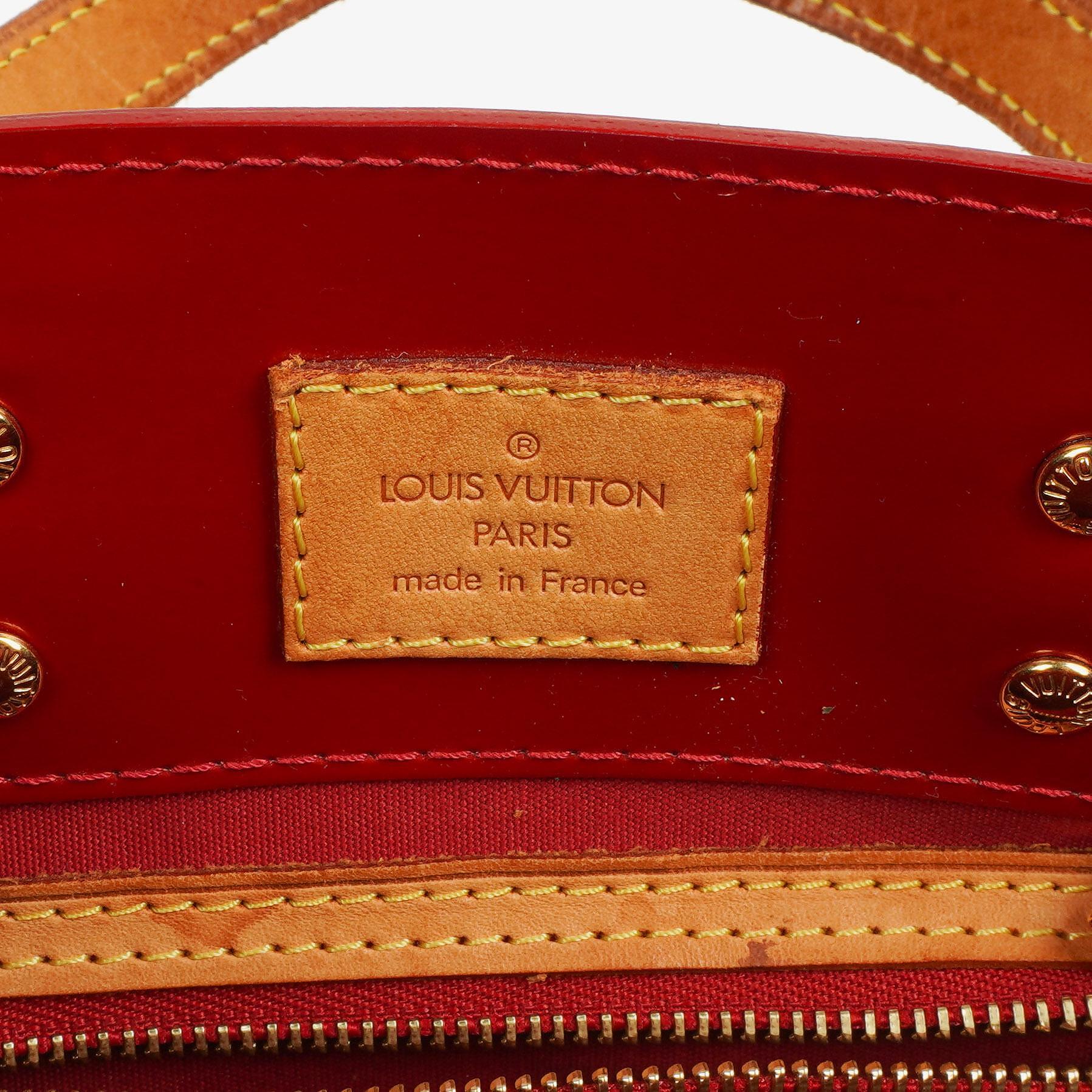 Louis Vuitton Reade PM Tasche aus rotem Monogram Vernis, 2007