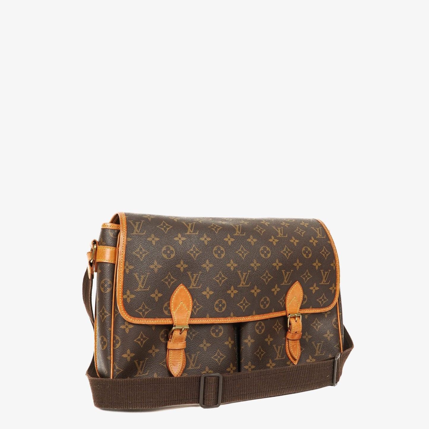 Louis Vuitton Sac Gibeciere GM Schultertasche aus Monogram Canvas