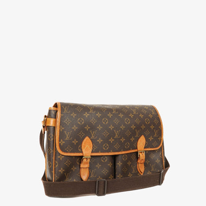 Louis Vuitton Sac Gibeciere GM Schultertasche aus Monogram Canvas