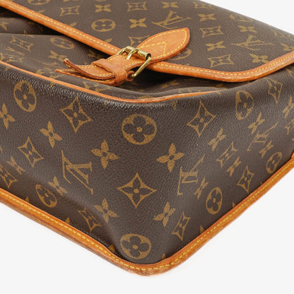 Louis Vuitton Sac Gibeciere GM Schultertasche aus Monogram Canvas