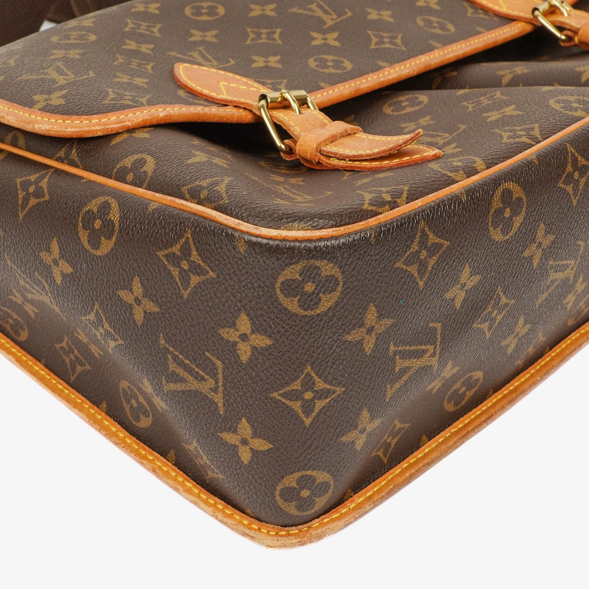 Louis Vuitton Sac Gibeciere GM Schultertasche aus Monogram Canvas