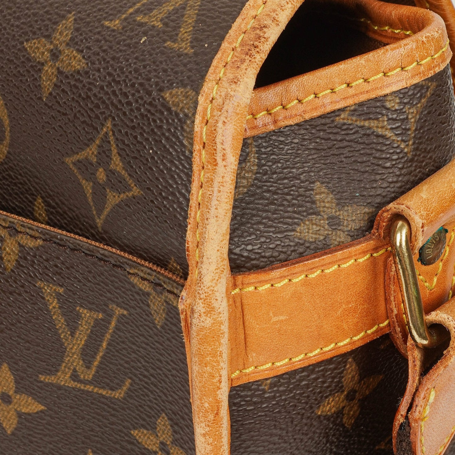 Louis Vuitton Sac Gibeciere GM Schultertasche aus Monogram Canvas