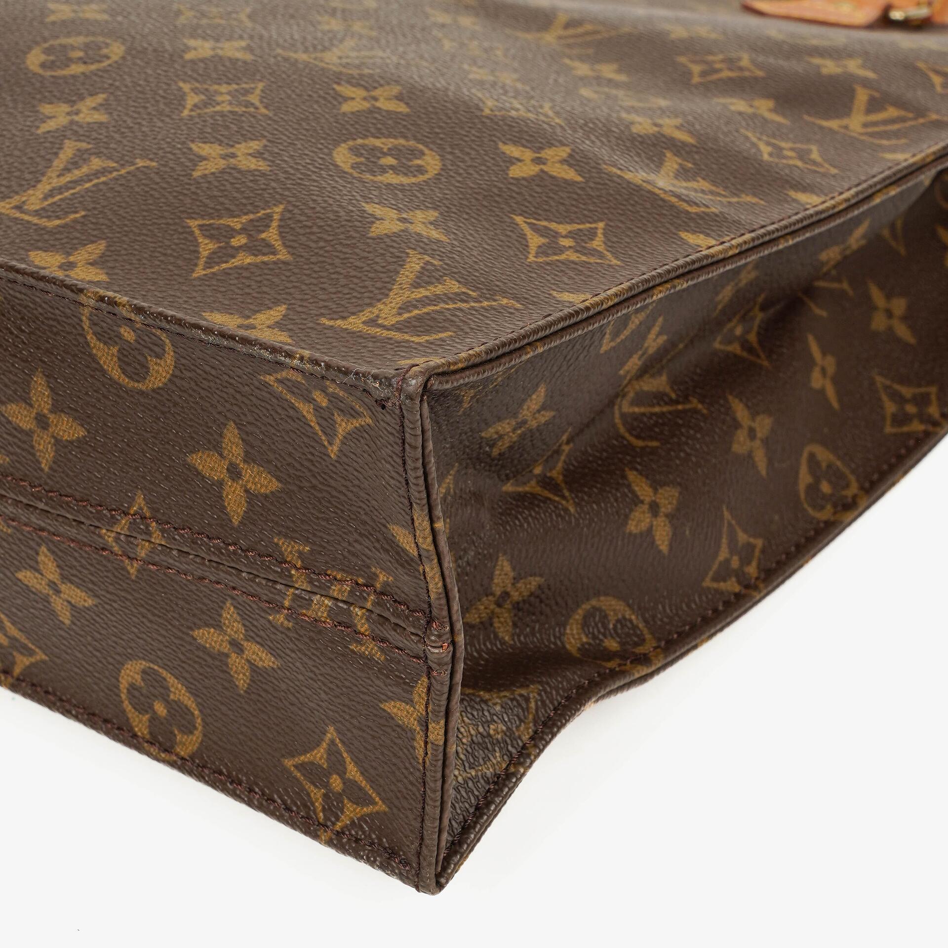 Louis Vuitton Sac Plat Tasche aus Monogram Canvas