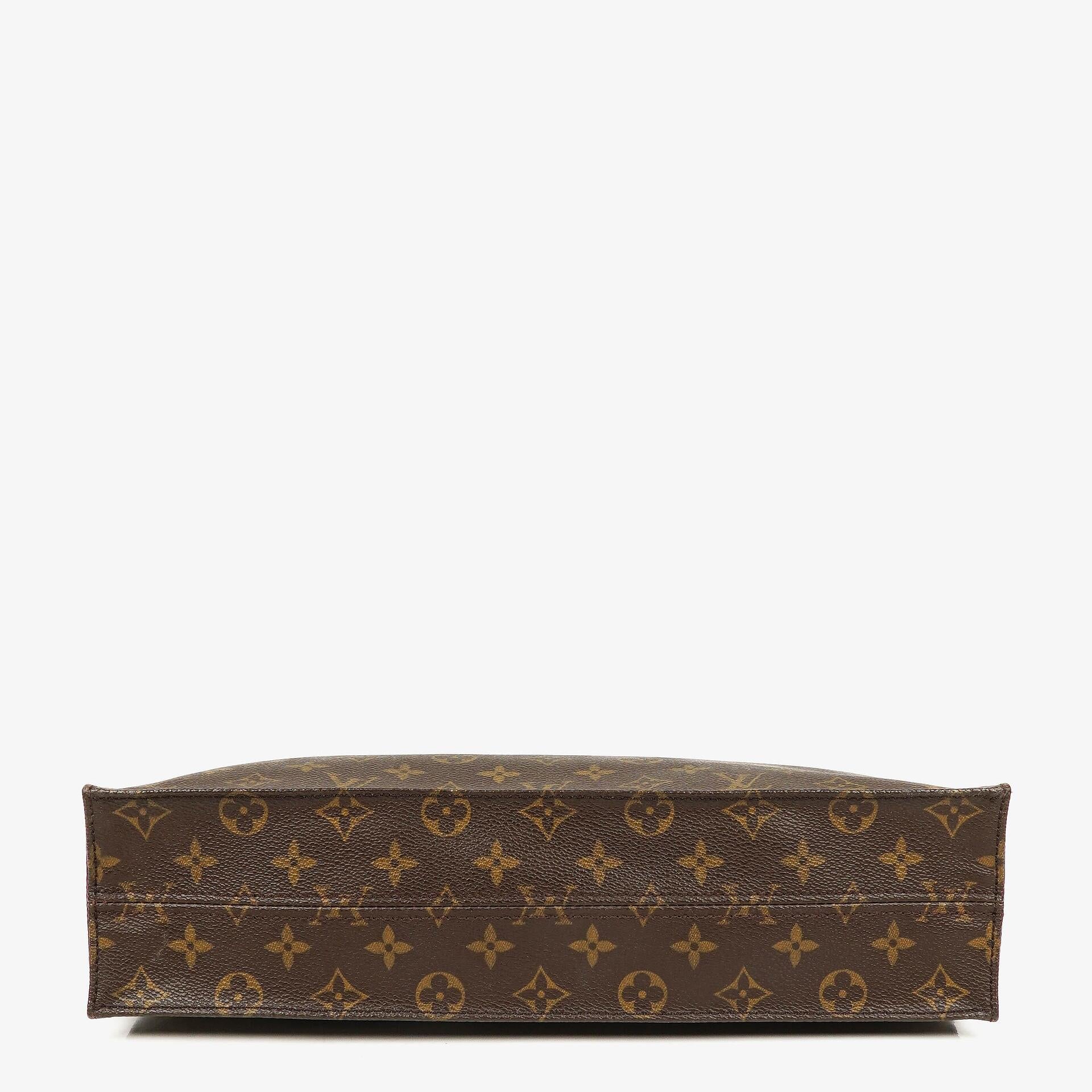 Louis Vuitton Sac Plat Tasche aus Monogram Canvas