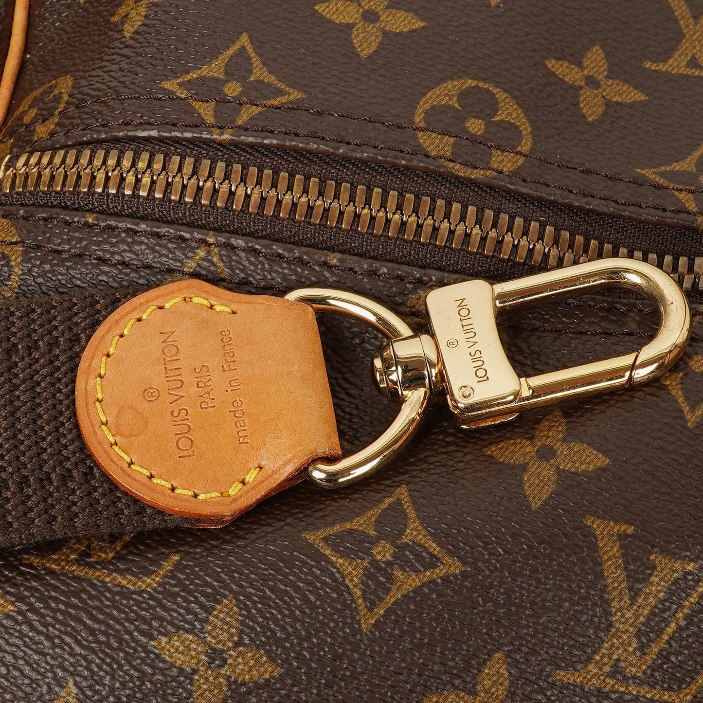 Louis Vuitton Sac Polochon 65 Reisetasche aus Monogram Canvas
