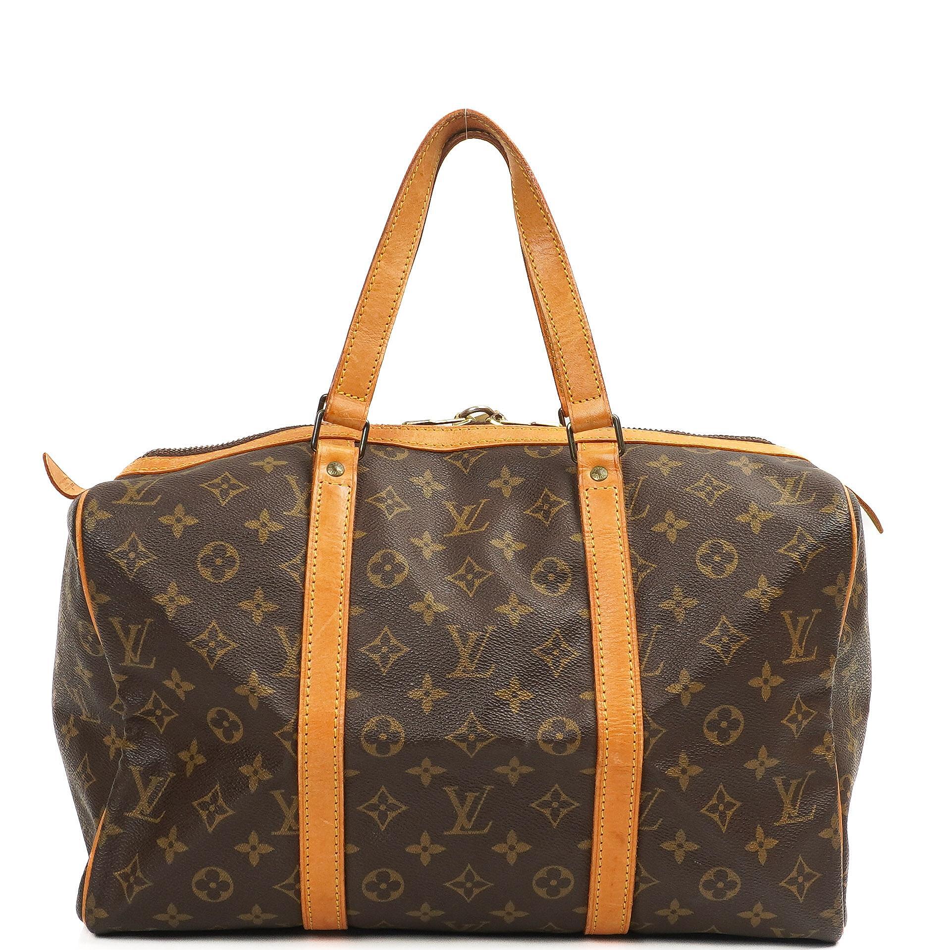 Louis Vuitton Sac Souple 35 Monogram Canvas Reisetasche