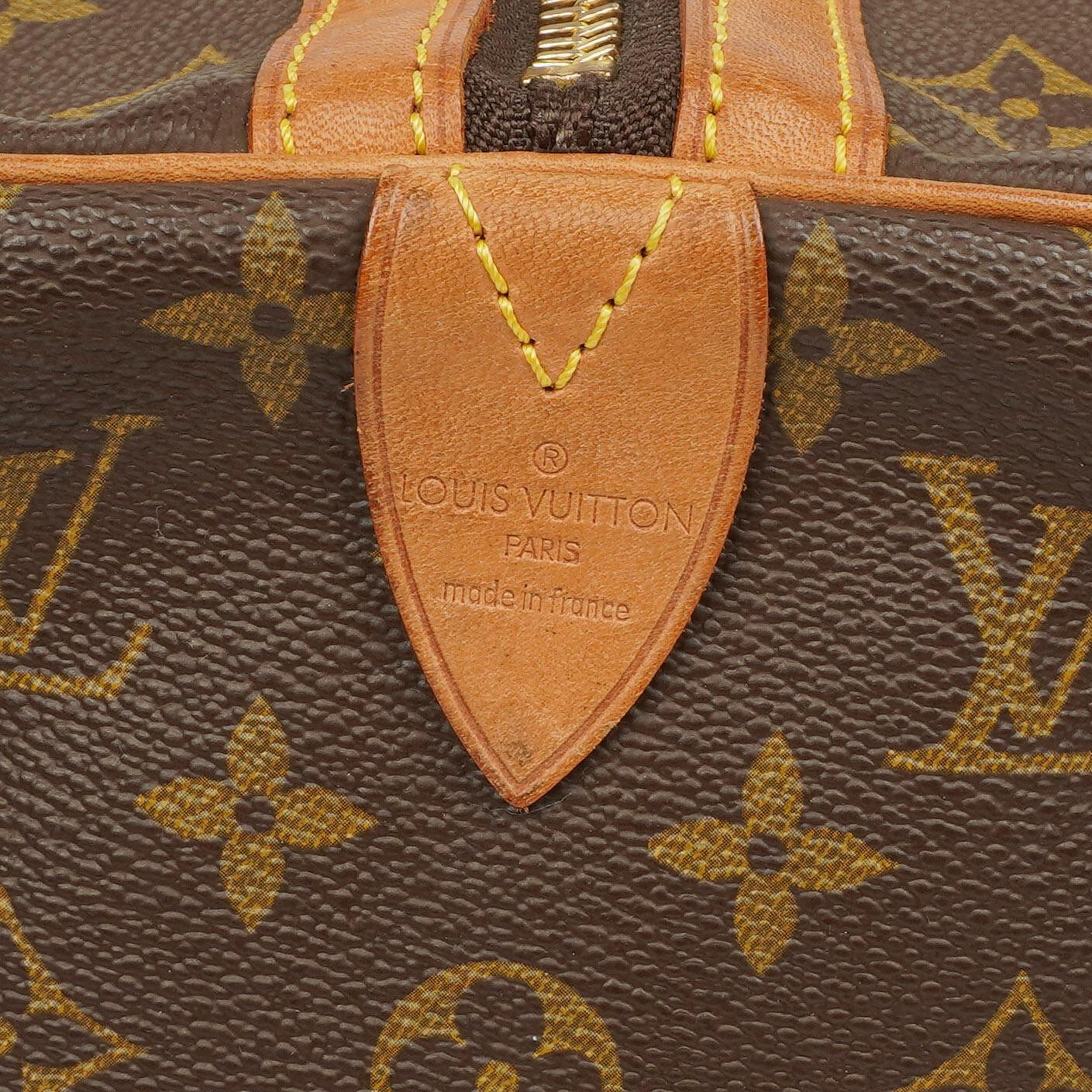 Louis Vuitton Sac Souple 35 Reisetasche aus Monogram Canvas