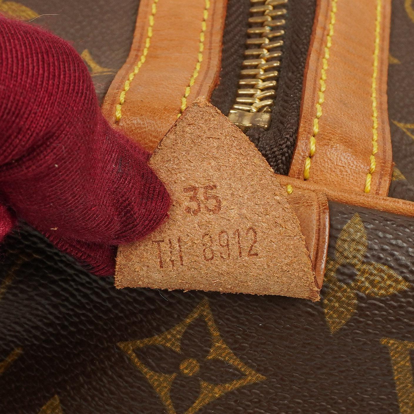 Louis Vuitton Sac Souple 35 Reisetasche aus Monogram Canvas