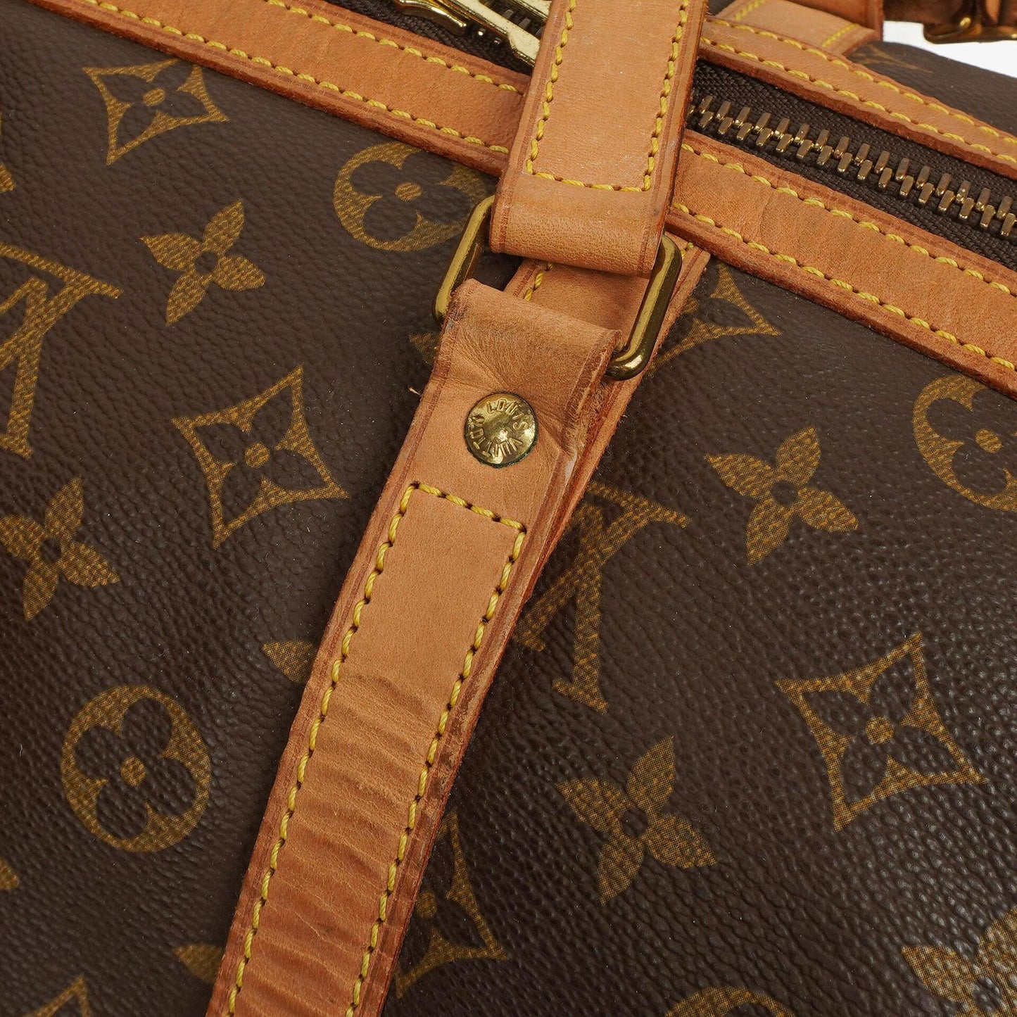 Louis Vuitton Sac Souple 35 Reisetasche aus Monogram Canvas