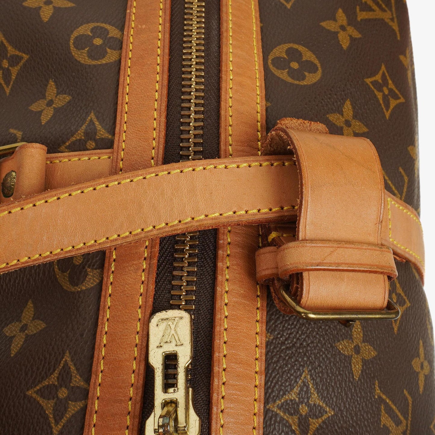 Louis Vuitton Sac Souple 35 Reisetasche aus Monogram Canvas