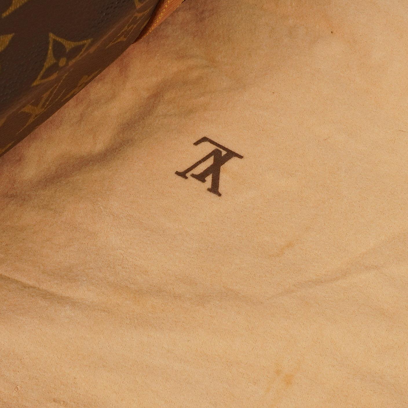 Louis Vuitton Sac Souple 35 Reisetasche aus Monogram Canvas