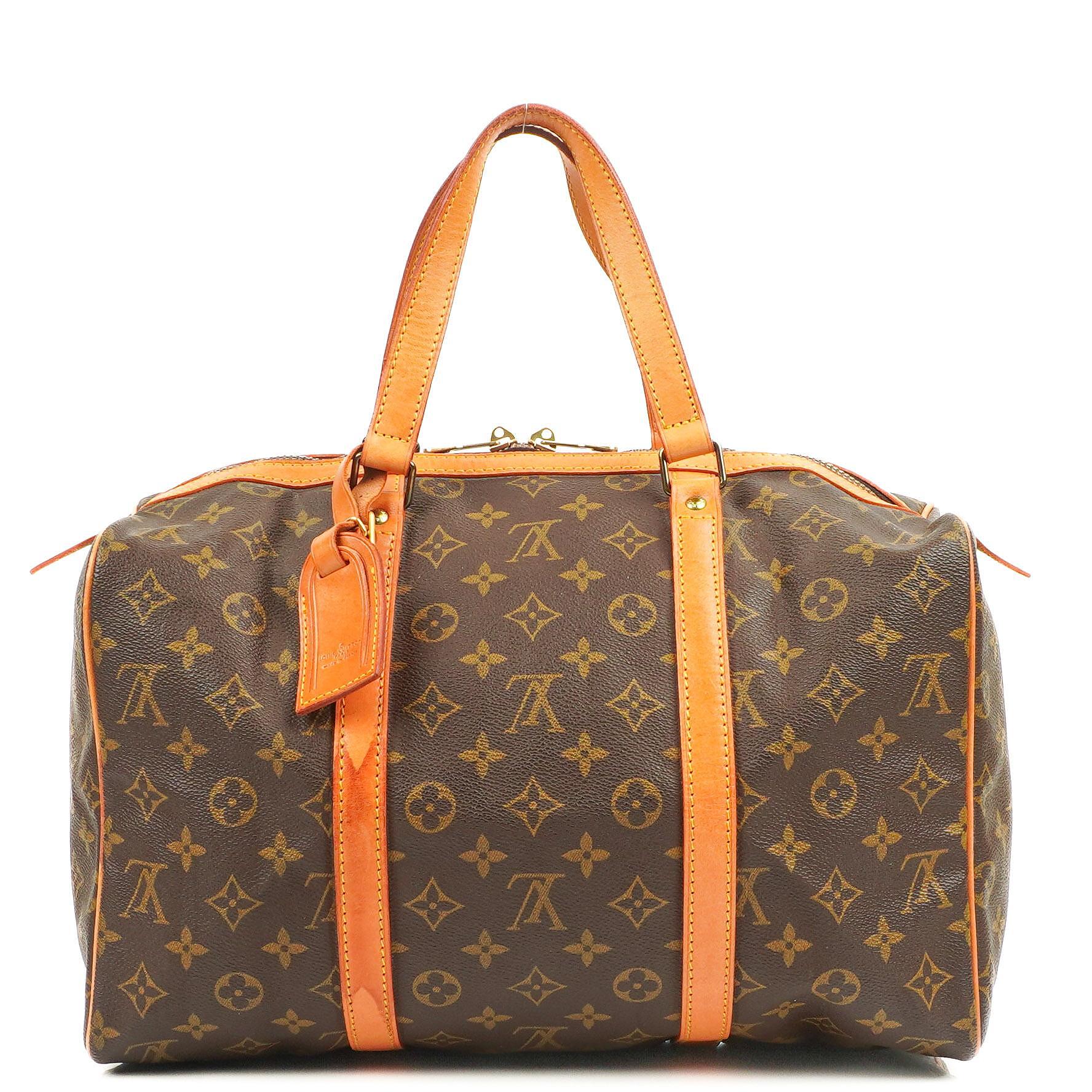 Louis Vuitton Sac Souple 35 Reisetasche aus Monogram Canvas