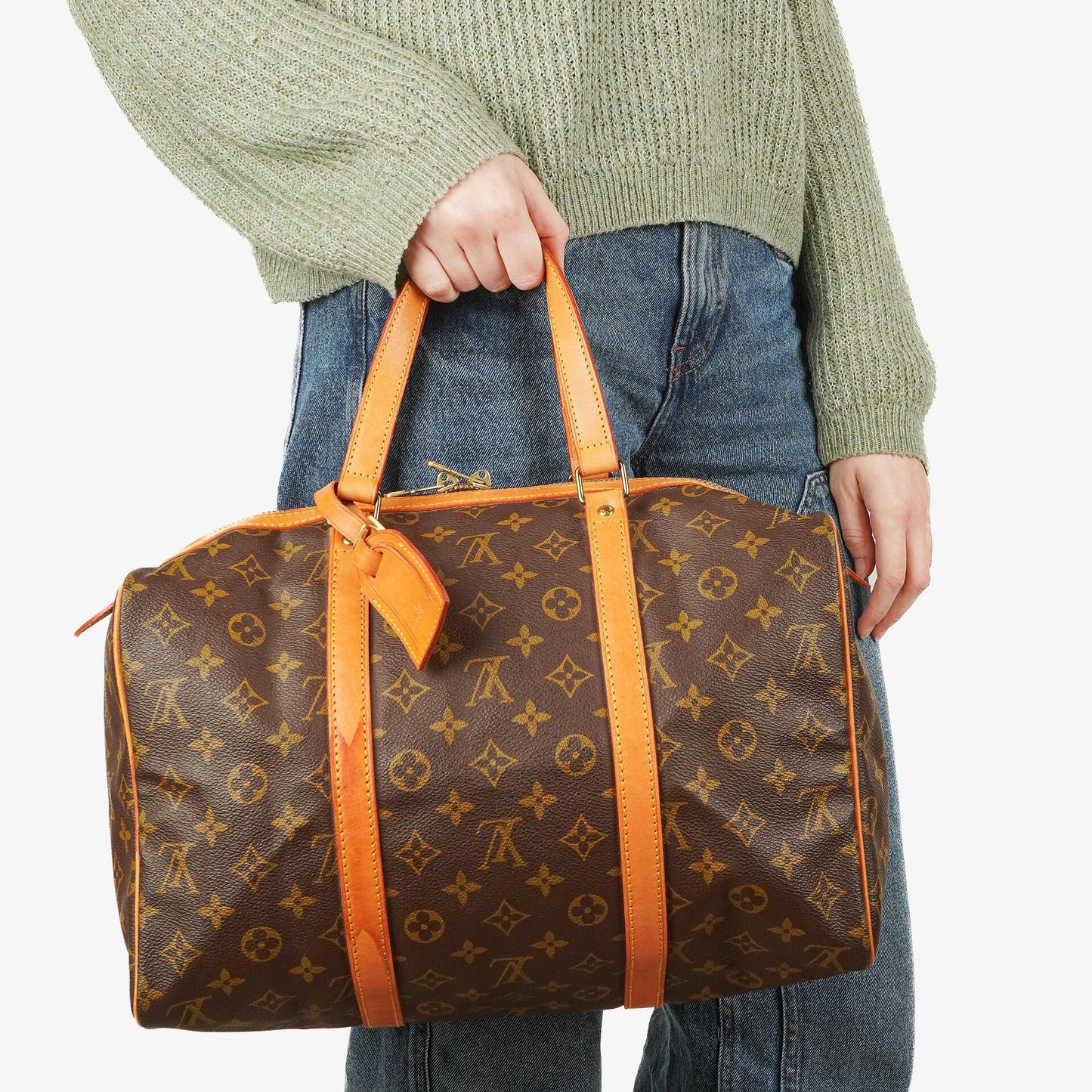 Louis Vuitton Sac Souple 35 Reisetasche aus Monogram Canvas