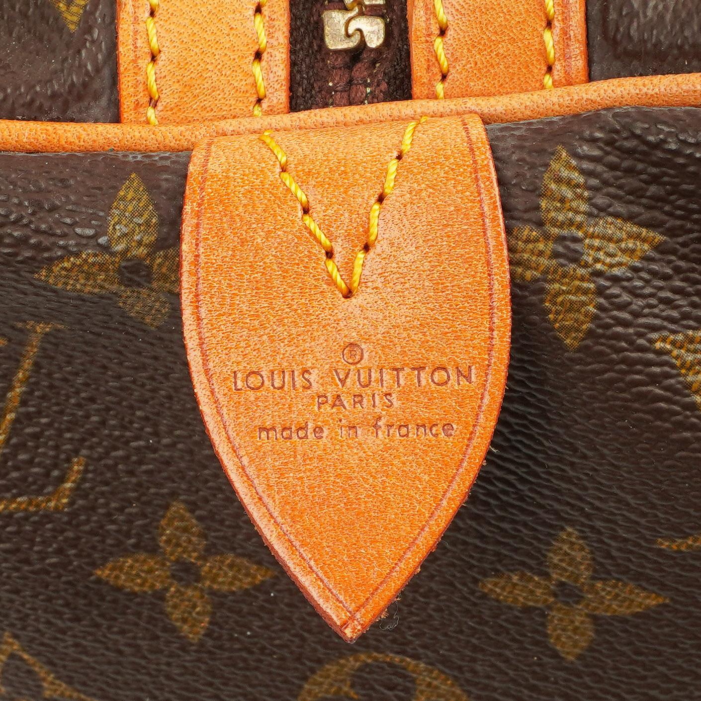Louis Vuitton Sac Souple 35 Reisetasche aus Monogram Canvas
