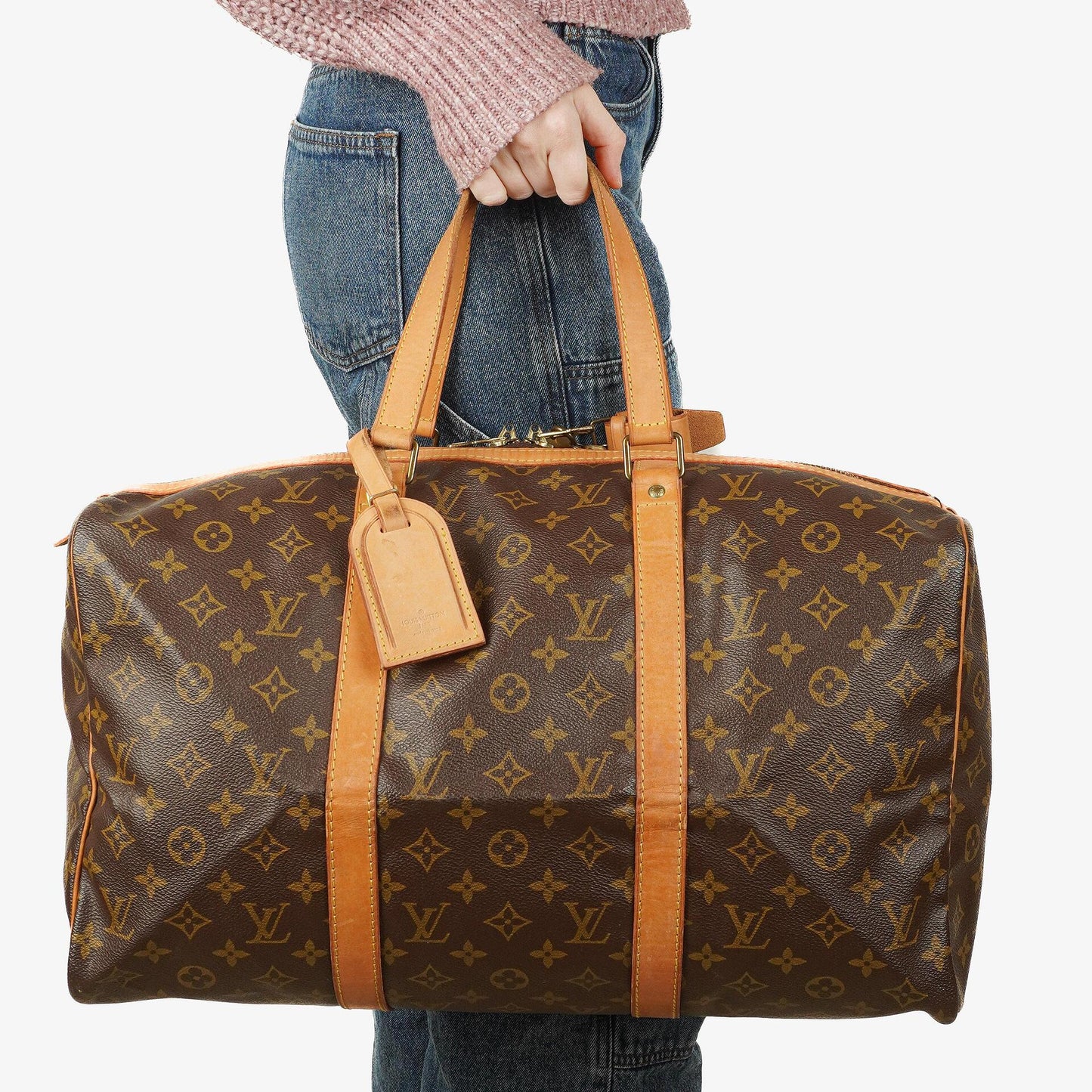 Louis Vuitton Sac Souple 45 Monogram Canvas Reisetasche