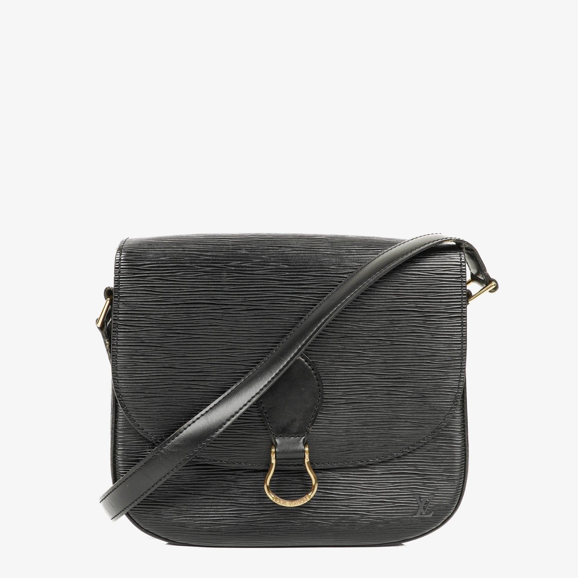 Louis Vuitton Saint Cloud Crossbody-Tasche aus schwarzem Epi Leder