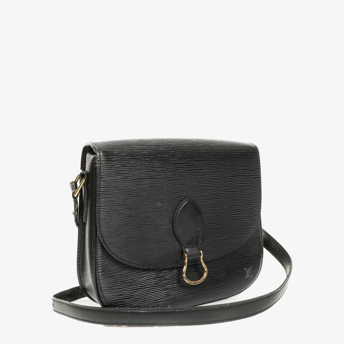 Louis Vuitton Saint Cloud Crossbody-Tasche aus schwarzem Epi Leder